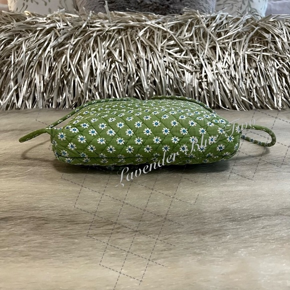Vintage VERA BRADLEY Green Apple 2004 Drawstring 2 Pocket S Backpack Floral USA main image 4
